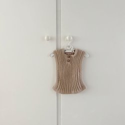 Monmilo Ribvest Merino - Sand - STR 1-2 �R