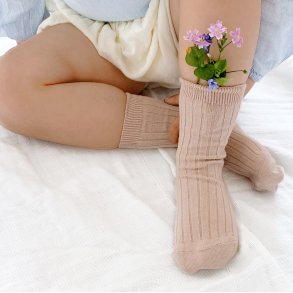 Cndor Ankelstrmper Rib - Old Rose