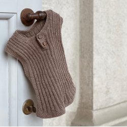 �kounger Ribvest - Merino - Hazel