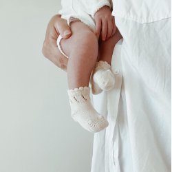 Cndor Babystrmper Perle Diagonal - Linen