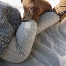 Cndor Uld Strmpebukser Rib - Nougat