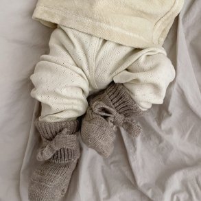 Hirsch kologiske Babyuldsokker - Valnd