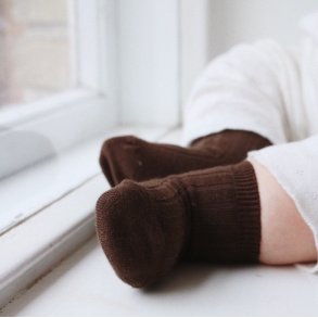 Cndor Ankelstrmper Rib - Brown