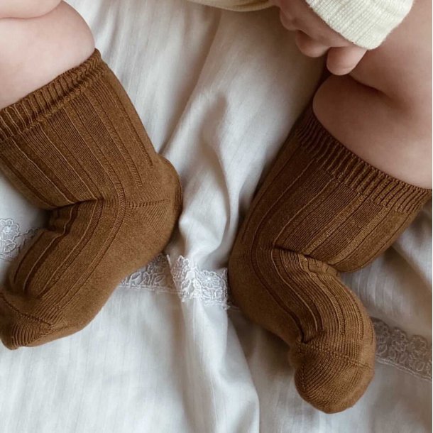 Cndor Ankelstrmper Rib - Tabaco