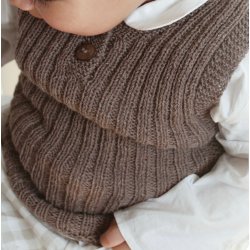 �kounger Ribvest - Merino - Hazel