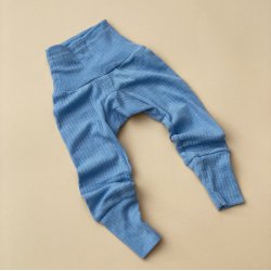 Cosilana Pants - Uld/Silke/Bomuld - Blue