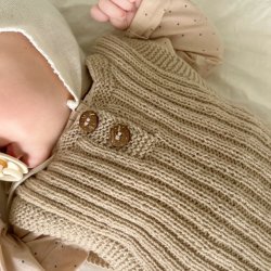 Monmilo Ribvest Merino - Sand - STR 1-2 �R