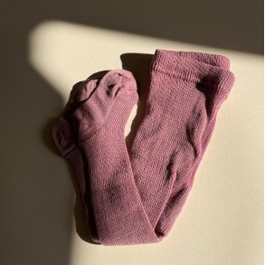 Grdo Uldstrmpebukser Baby - Old Rose