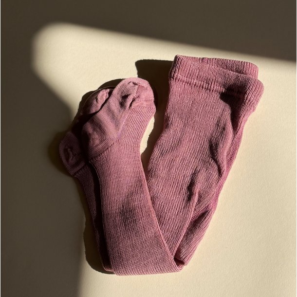 Grdo Uldstrmpebukser Baby - Old Rose