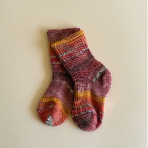 Hirsch kologiske Uldsokker - Multifarvet - Pink