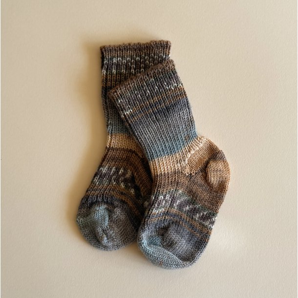 Hirsch kologiske Uldsokker - Multifarvet - Brun