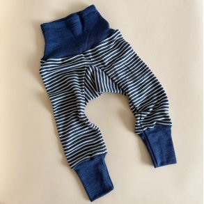 Cosilana Baby Pants - Uld/Silke - Navy/Natur