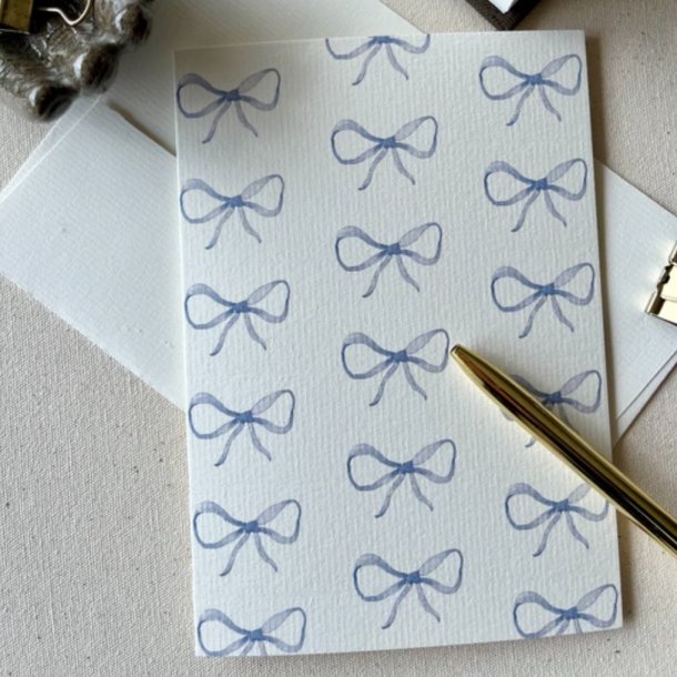 Lignes Bleues Kort - Ruban Bleu Clair