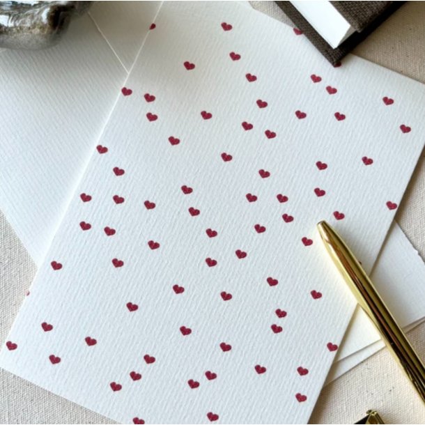 Lignes Bleues Kort - Amour Rouge