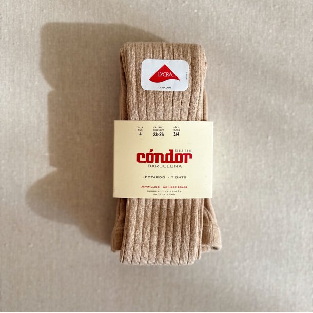 C�ndor str�mpebukser rib - Nougat - Lys Brunmeleret