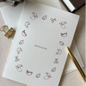 Lignes Bleues Kort - Bonjour