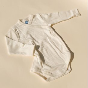 Cosilana Wrap Body - Uld/Silke/Bomuld - Natur