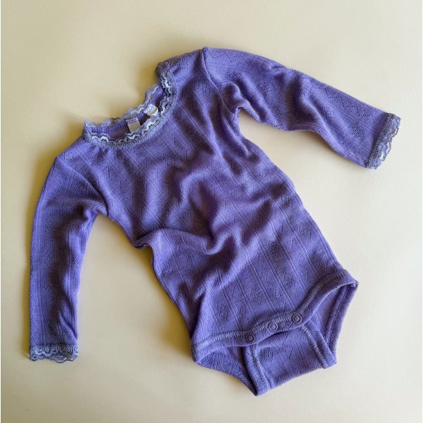 Joha Body Pointelle Uld/Silke - Lilla