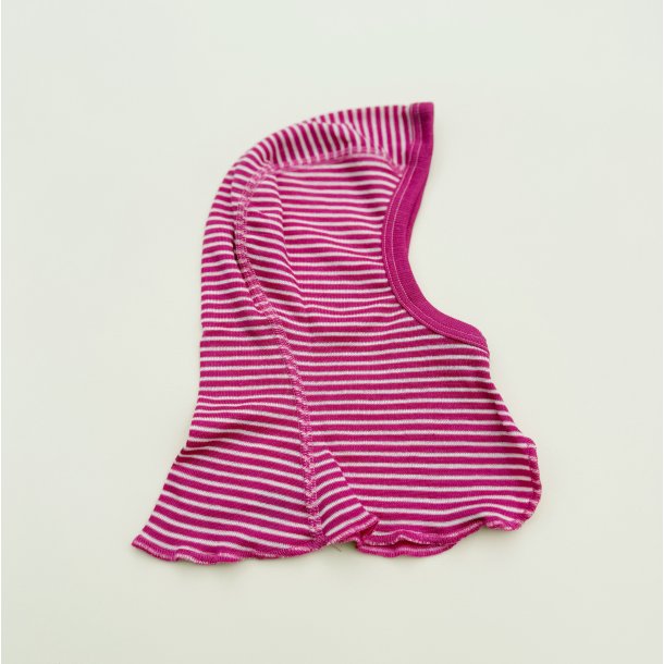 Cosilana Balaclava - Uld/Silke - Pink/Natur