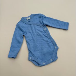 Cosilana Wrap Body - Uld/Silke/Bomuld - Blue