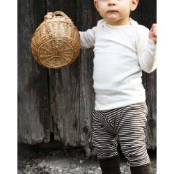 Cosilana Baby Pants - Uld/Silke - Brown/Natur