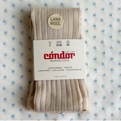 Cndor Uld Strmpebukser Rib Extrafine - Bone