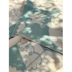 Klippan Uldtppe - Balloon Blue/Beige