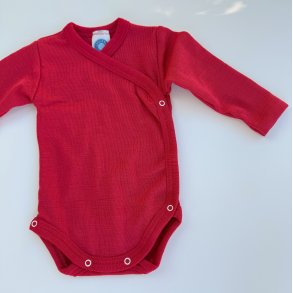 Cosilana Wrap Body - Uld/Silke - Red
