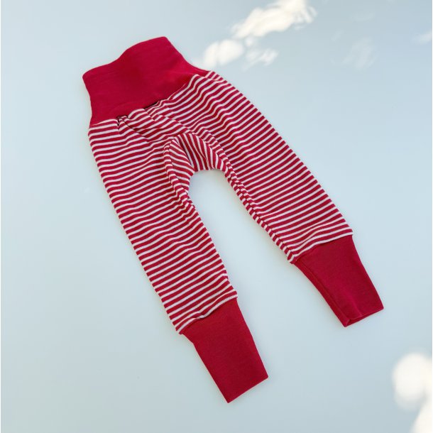 Cosilana Baby Pants - Uld/Silke - Red/Natur