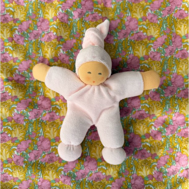 Nanchen Natur Pimpel Velour - Pastelrosa 