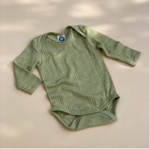 Cosilana Body L/ - Uld/Silke/Bomuld - Green