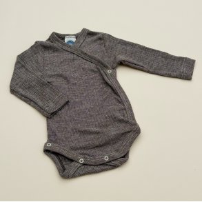Cosilana Wrap Body - Uld/Silke/Bomuld - Brown