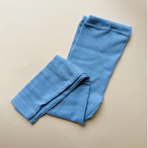 Cosilana Leggings - Uld/Silke/Bomuld - Blue