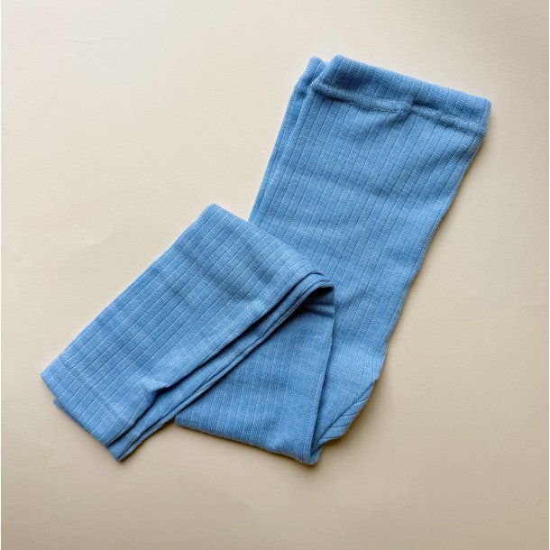 Cosilana Leggings - Uld/Silke/Bomuld - Blue