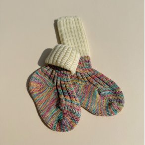 Grdo Uldsokker - Multifarvet/Natur - Uld/bomuld