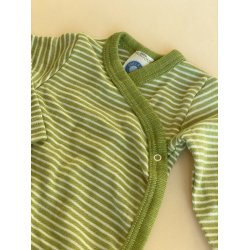 Cosilana Wrap Body - Uld/Silke - Green/Natur