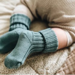 Grdo Uldsokker Baby - Blue