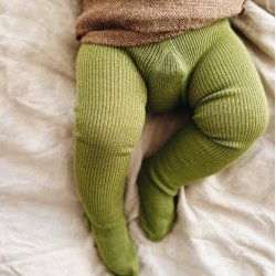 Grdo Uldstrmpebukser Baby - Green