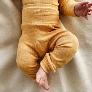 Cosilana Pants - Uld/Silke/Bomuld - Yellow