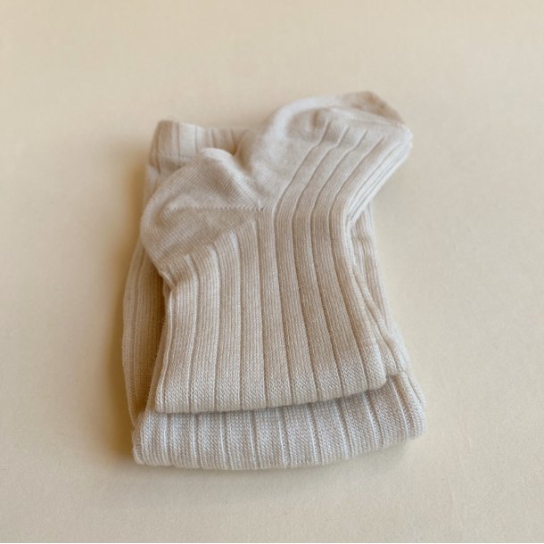 Cndor Uld Strmpebukser Rib Extrafine - Bone