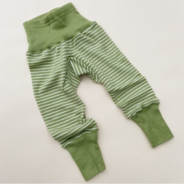 Cosilana Baby Pants - Uld/Silke - Green/Natur