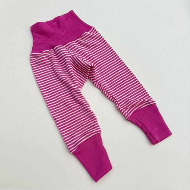 Cosilana Baby Pants - Uld/Silke - Pink/Natur