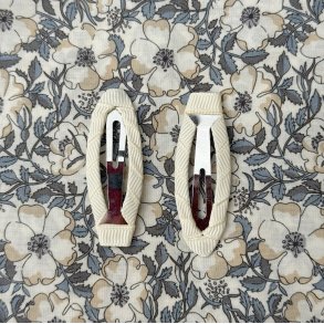 By Str - Snapclips - Off White - 2-pak