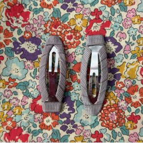 By Str - Snapclips - Grey - 2-pak