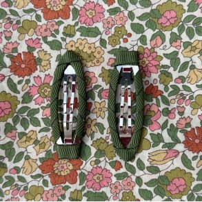 By Str - Snapclips - Olive - 2-pak