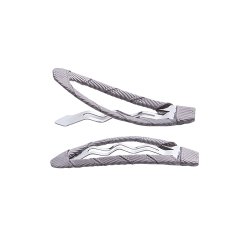 By Str - Snapclips - Grey - 2-pak