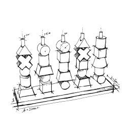 Wooden Story Natural Stacking Toy