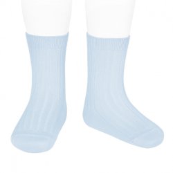 C�ndor Ankelstr�mper Rib - Baby Blue